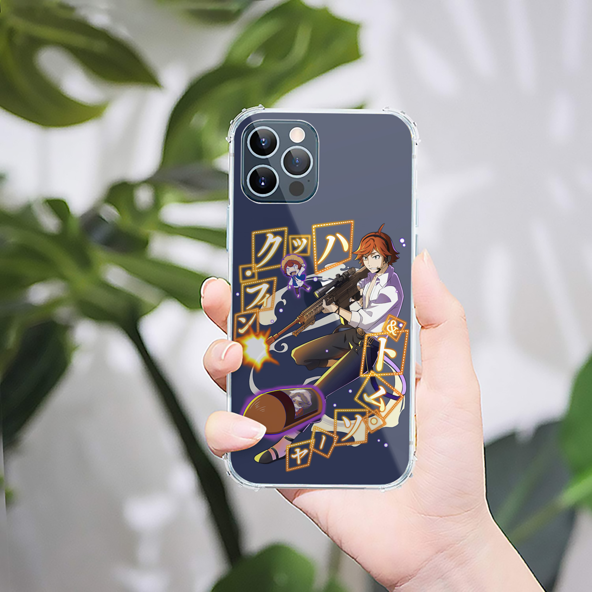 （画像用） 文豪ストレイドッグス Bungo Stray Dogs 【iPhone 12シリーズ対応】透明スマホケース（クリアソフトケース）